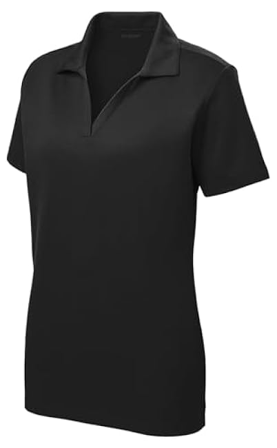 Joe's USA Women's Dri-Equip Short Sleeve Racer Mesh Polo Shirts in Size XS-4XL