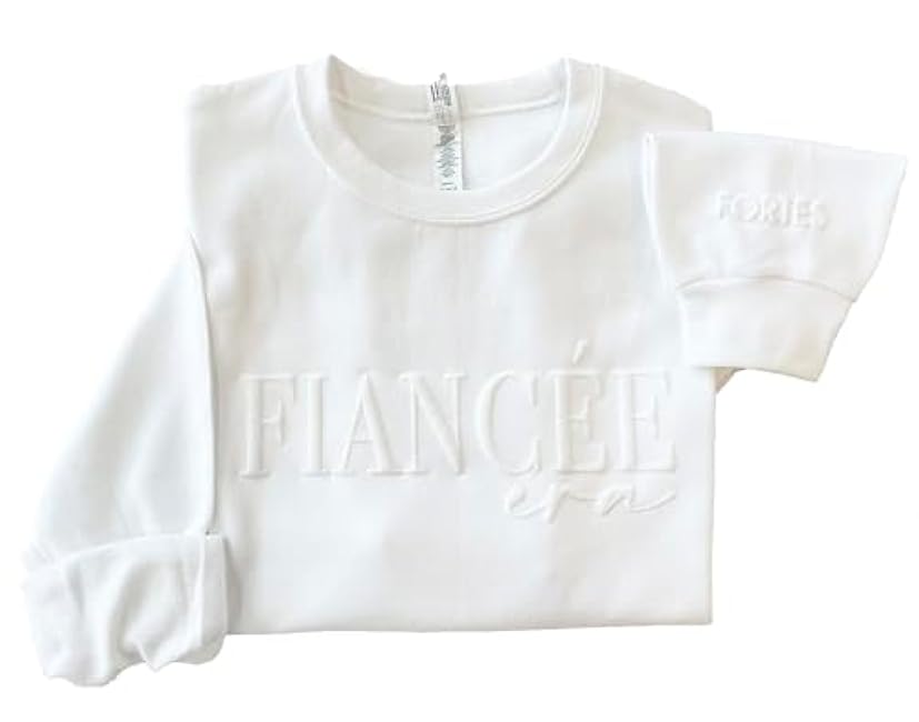 Up2ournecksinfabric - Engagement Gift - Fiance Sweatshirt - Newly Engaged - Fiancee Era - Custom Fiancee Shirt - Custom Engagement