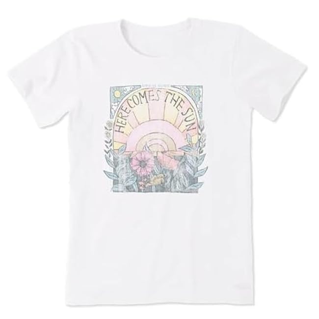 Women's Here Comes The Sun Hippie Short Sleeve Crusher-LITE Tee