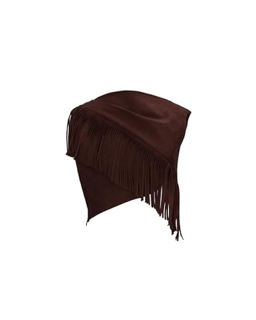 JW PEI Women's Ariana Asymmetric Fringe Sueded Top