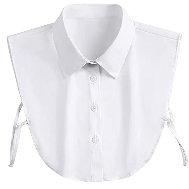 Shinywear Fake Collar Detachable Collar Blouse Dickey Half Shirts Peter Pan Collar