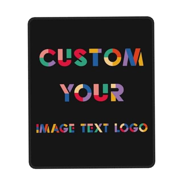 Custom Mouse Pad - Customize Desk Mat - Personalized Computer Mouse Pad - Comfortable Mouse Pads with Non-Slip Rubber Base, Washable Mousepads - Custom Gaming Desk Pad for Regular & Home Office