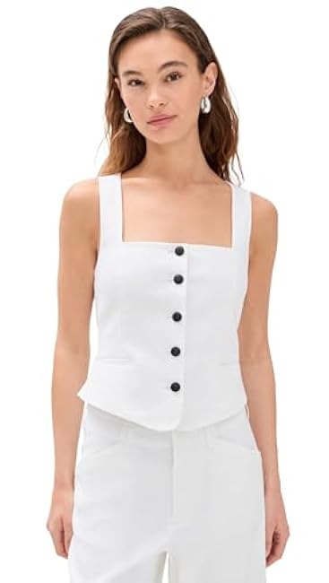 rag & bone Women's Mariana Linen Vest
