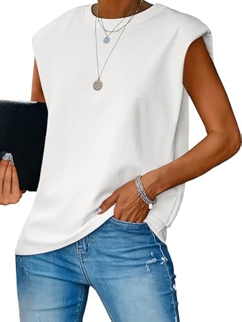 ANRABESS Women's Tank Tops Casual Sleeveless Oversized Loose Fit Summer Shirts Outfits