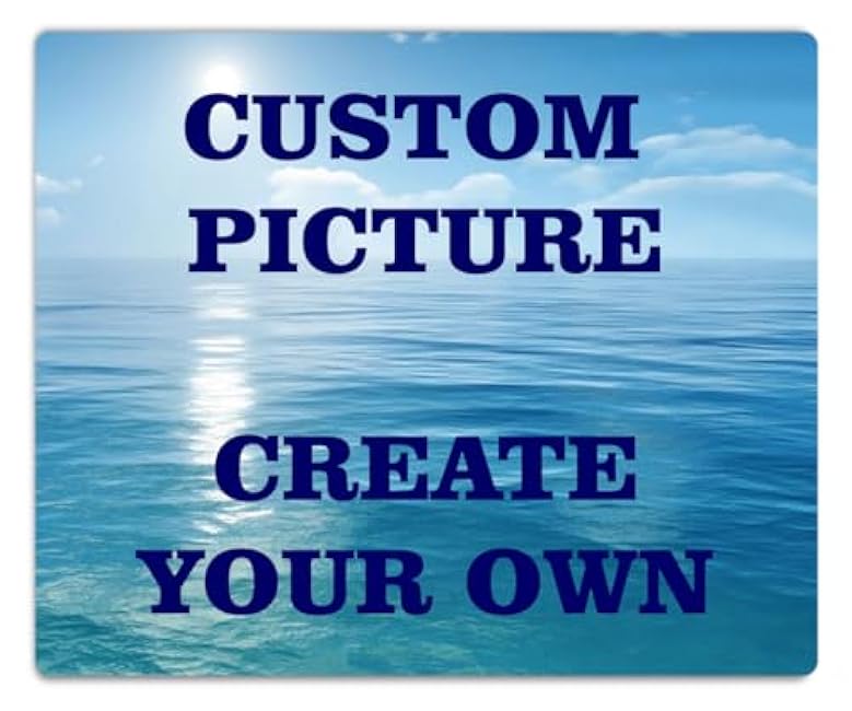 Custom Mouse Pad 9.5" x 7.9" - Personalized Mouse Pads with Photo, Text, Logo, or Artwork – Durable, Non-Slip Rubber Base, Smooth Surface for Gaming or Office