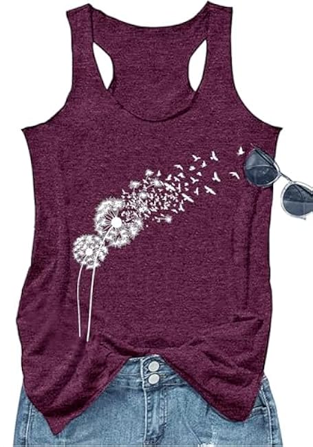Vintage Mandala Graphic Tank Tops for Women Summer Beach Graphic Loose Tanks Vest USA Flag Vacation Racerback Tank Cami