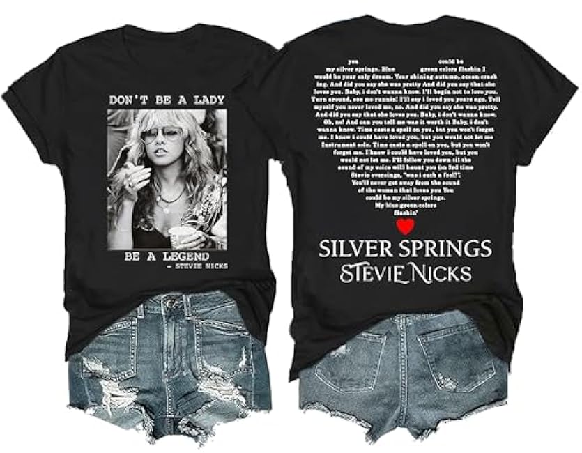 Dont Be A Lady Be A Legend Shirt, Don't Be A Lady Be A Legend T-Shirt, I was Stevie Shirt, Small, Black