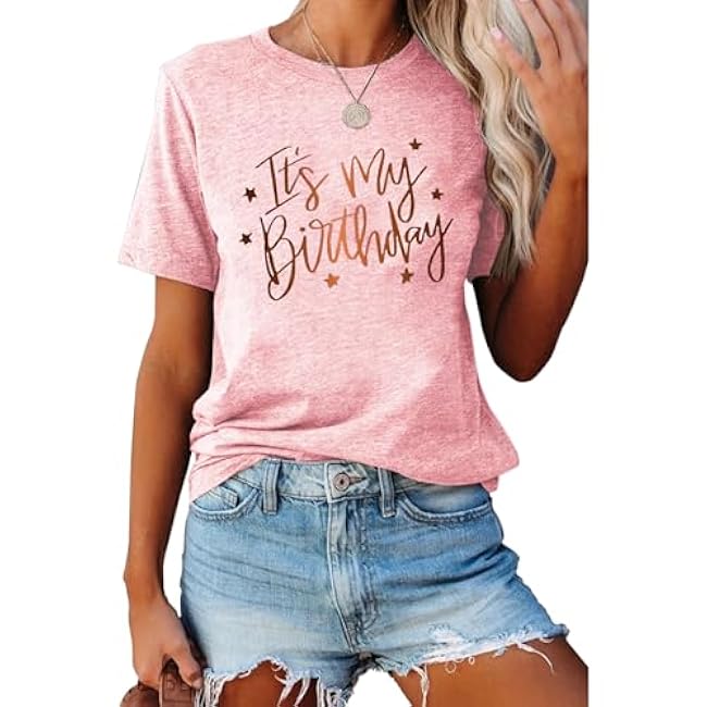 Birthday Shirts for Women Cute Birthday Squad Shirts Mama Shirts Birthday Gifts for Women