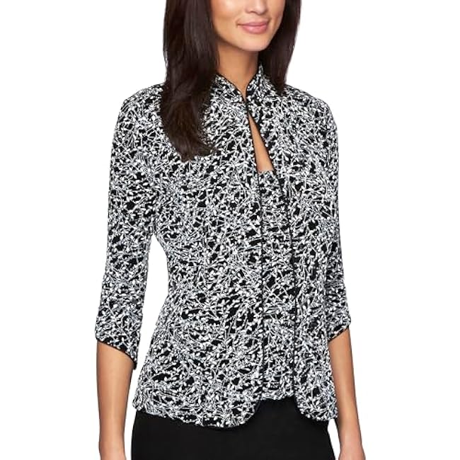 Alex Evenings Women's Top and Jacket Set