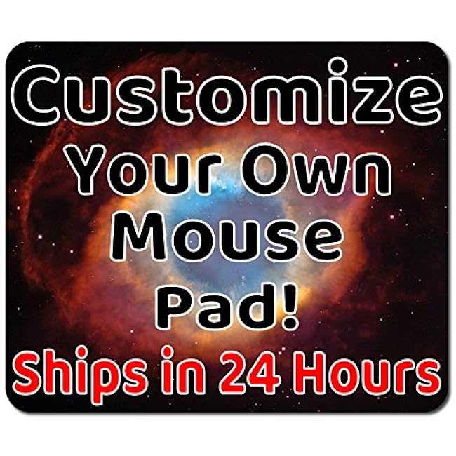 Personalized Mouse Pad - Add Pictures, Text, Logo or Art Design and Make Your Own Customized Mousepad. Each Custom Mouse Mat Comes in a Colorful Gift Bag. Personalized Your Gaming Mousepad